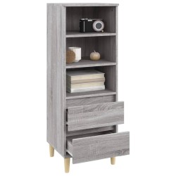    Credenza Grigio Sonoma 40x36x110 cm in Legno Ingegnerizzato