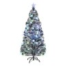 Albero di Natale Artificiale Supporto/LED 180 cm Fibra Ottica