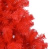 Albero di Natale Artificiale con Supporto Rosso 150 cm PVC