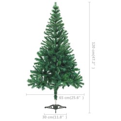 Albero di Natale Artificiale con Supporto 120 cm 230 Rami