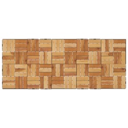 Piastrelle per Esterni 10pz 30x30 cm Legno Massello di Teak