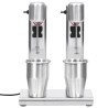 Frullatore per Milkshake con Tazza Doppia in Acciaio Inox 2 L