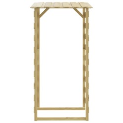 Pergola con Tetto 100x90x200 cm in Legno di Pino Impregnato