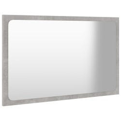 Set Mobili da Bagno Grigio Cemento in Truciolato