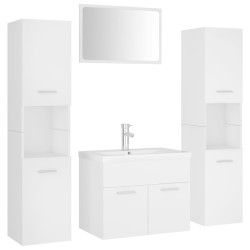    Set Mobili da Bagno Bianco in Truciolato