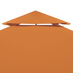 Telo di Ricambio per Gazebo 310g/m² Arancione 3x3m