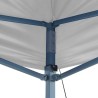 Gazebo Professionale Pieghevole 3x6 m Acciaio Bianco