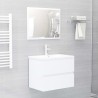    Set Mobili da Bagno Bianco in Truciolato