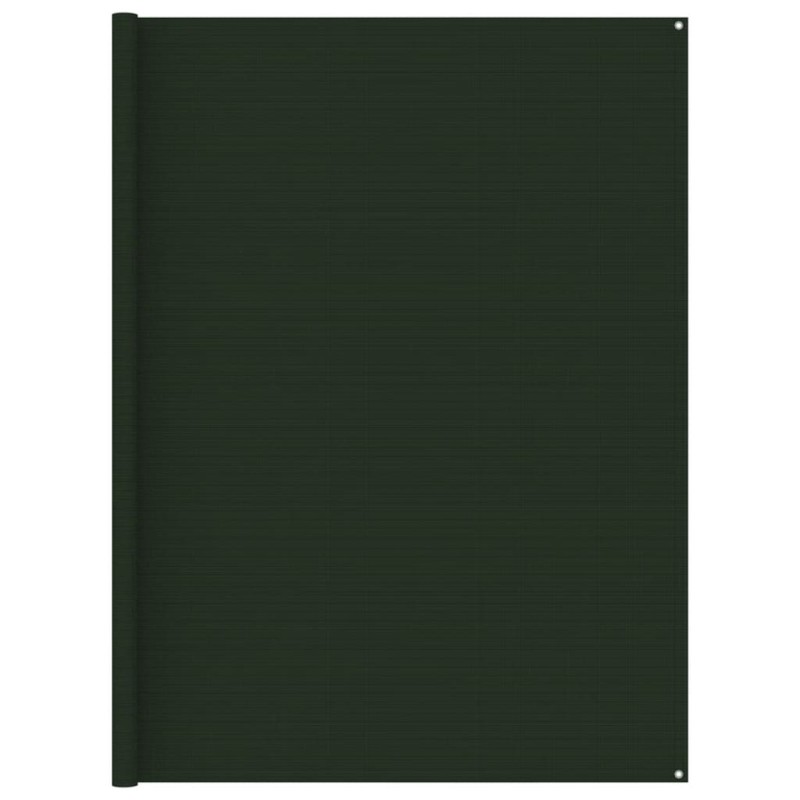 Tappeto da Tenda 250x250 cm Verde Scuro