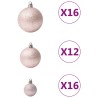 Set Palline di Natale 100 pz Rosa