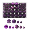 Set Palline di Natale 100 pz Viola