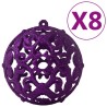 Set Palline di Natale 100 pz Viola