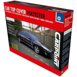 Carpoint Copertura Superiore per Auto in Poliestere S 233x160x33cm Blu