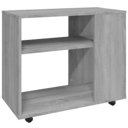 Tavolino da Salotto Grigio Sonoma 70x35x55 cm Legno ingegnerizzato