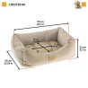 Ferplast Cuccia per Cani e Gatti Chester 80 Beige