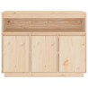    Credenza 104,5x34x80 cm in Legno Massello di Pino