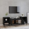 Mobile Porta TV Nero 160x35x55 cm in Legno Ingegnerizzato