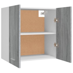 Mobile Pensile Grigio Sonoma 60x31x60 cm Legno Ingegnerizzato