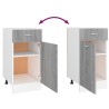 Mobile con Cassetto Grigio Sonoma 40x46x81,5 Legno ingegnerizzato