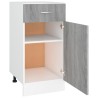 Mobile con Cassetto Grigio Sonoma 40x46x81,5 Legno ingegnerizzato