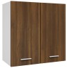 Mobile Pensile Rovere Marrone 60x31x60 cm Legno Ingegnerizzato