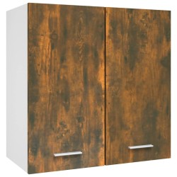 Mobile Pensile Rovere Fumo 60x31x60 cm in Legno Ingegnerizzato