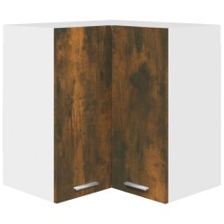 Mobile Pensile Angolo Rovere Fumo 57x57x60 cm Legno ingegnerizzato