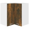 Mobile Pensile Angolo Rovere Fumo 57x57x60 cm Legno ingegnerizzato