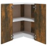 Mobile Pensile Angolo Rovere Fumo 57x57x60 cm Legno ingegnerizzato