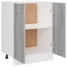 Mobiletto Grigio Sonoma 60x46x81,5 cm in Legno ingegnerizzato