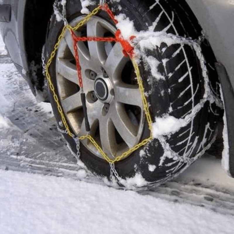 Carpoint Catene da Neve KNN-50 9 mm Argento