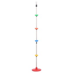 Fune da Arrampicata Oscillante con Piattaforme e Disco 200 cm