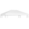    Copertura Superiore per Gazebo 270 g/m² 4x3 m Bianca