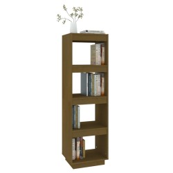 Libreria/Divisorio Miele 40x35x135 cm in Legno Massello di Pino