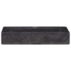 Lavandino Nero 38x24x6,5 cm in Marmo