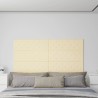 Pannelli Murali 12 pz Crema 90x30 cm in Similpelle 3,24 m²