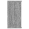 Mensole Cubo Muro 2pz Grigio Sonoma 100x15x30 Legno ingegnerizzato