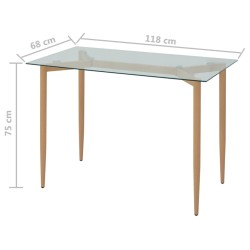    Tavolo da Pranzo 118x68x75 cm