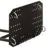 Spazzaneve per ATV 115x38 cm Nero