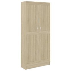    Libreria Rovere Sonoma 82,5x30,5x185,5 cm in Truciolato