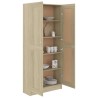    Libreria Rovere Sonoma 82,5x30,5x185,5 cm in Truciolato