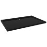 Piatto Doccia in ABS Rettangolare Nero 80x120 cm