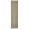    Tappeto in Sisal Naturale 80x300 cm Tortora