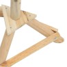 Mangiatoia Uccelli con Supporto 37x28x100 cm in Legno Abete