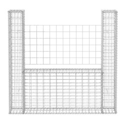    Gabbione in Rete ad U in Acciaio Zincato 160x20x150 cm