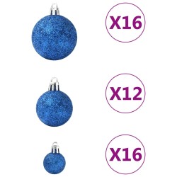 Set Palline di Natale 100 pz Blu