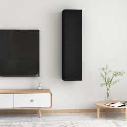    Mobili TV Neri 2 pz 30,5x30x60 cm in Truciolato