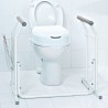 RIDDER Maniglioni di Sicurezza Mobili per WC 150 kg Bianco A0110101