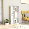    Libreria Bianca 50x25x106 cm in Legno Ingegnerizzato