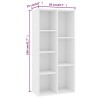    Libreria Bianca 50x25x106 cm in Legno Ingegnerizzato